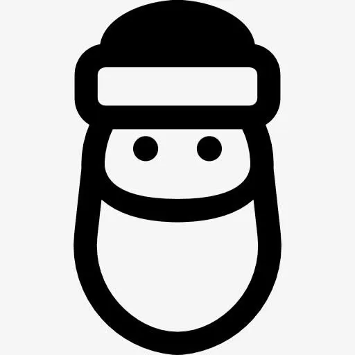 圣诞老人的脸图标免抠