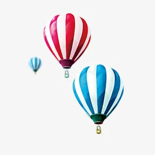 热气球图片免抠