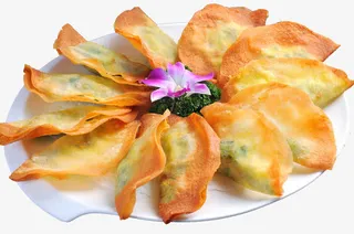 韭菜饺子锅贴免抠