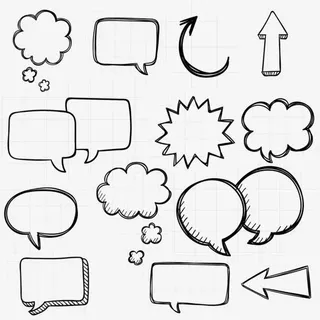 PS气泡框笔刷免抠