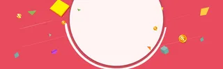 红色活动促销banner背景图高清