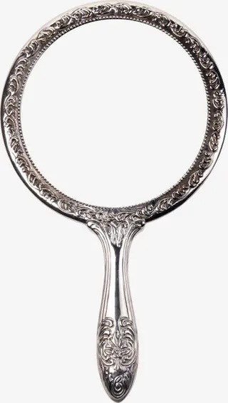 金属纹理镜框免抠