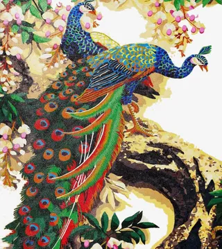 美丽的凤凰与树木免抠