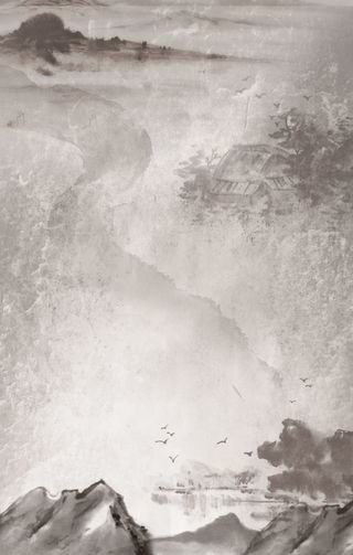 黑白中国风唯美大气杂志背景高清