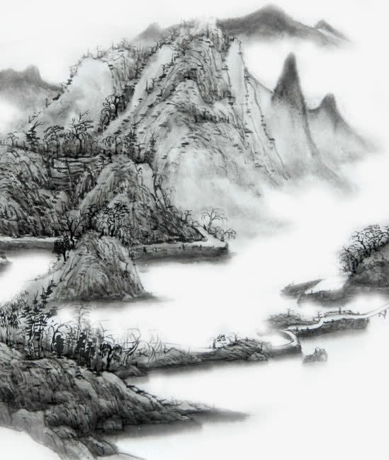 连绵的山脉免抠