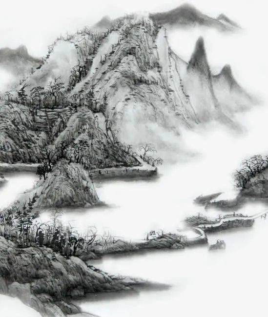 连绵的山脉免抠