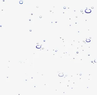 晶莹剔透水珠七夕免抠