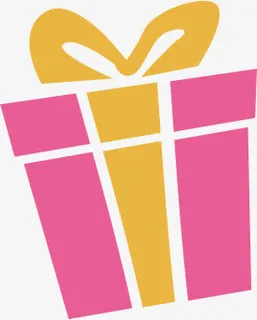 手绘礼盒免抠
