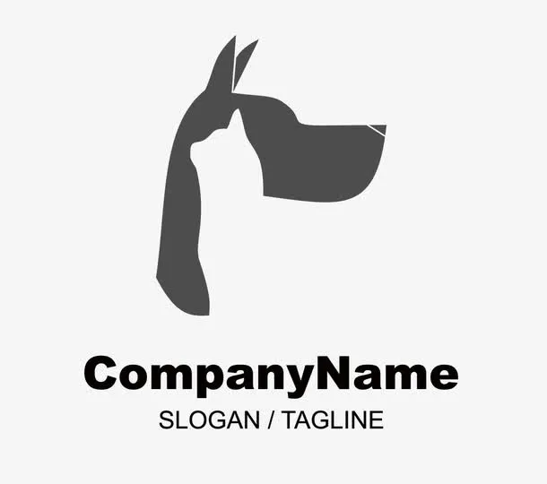 毛驴logo免抠