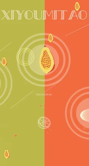 小清新,夏天,夏季,水果,饮料,果汁背景