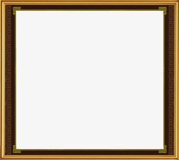 豪华画框免抠