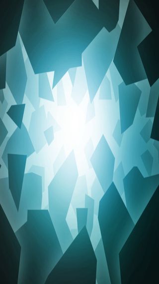 扁平几何蓝色手机端H5背景高清