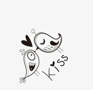 kiss鸟免抠