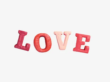 情人节红色love立体艺术字免抠 情人节红色love立体艺术字免抠