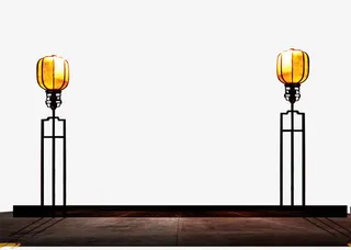 宫灯分层素材免抠