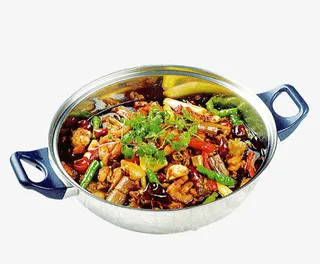 乡村香辣鸡免抠