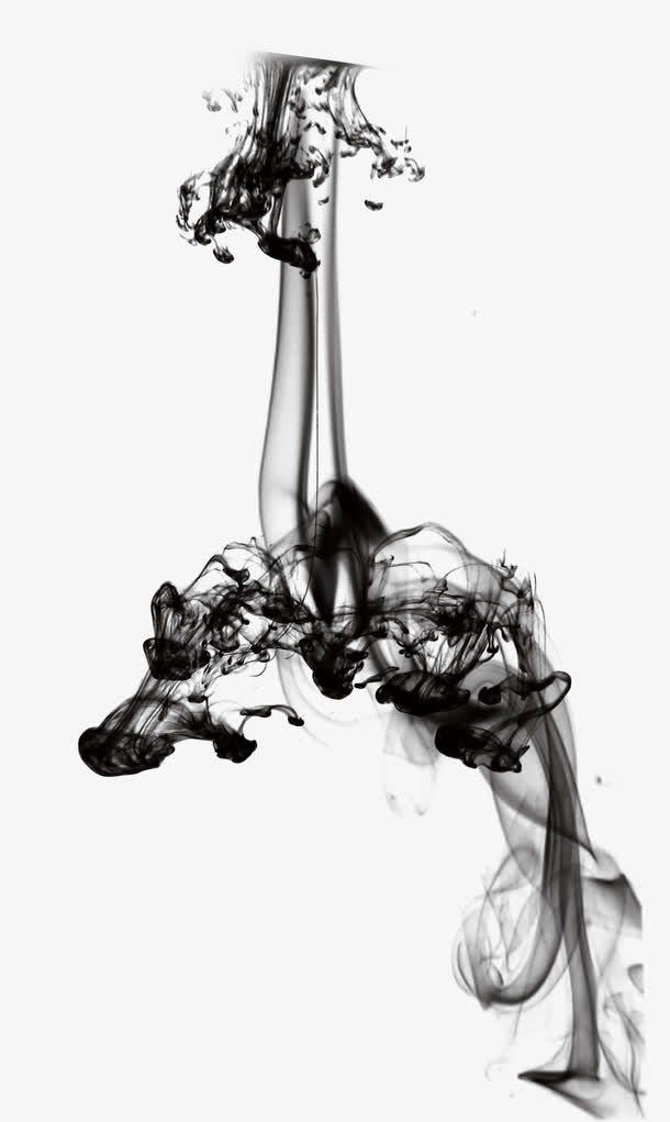 中国风墨滴免抠