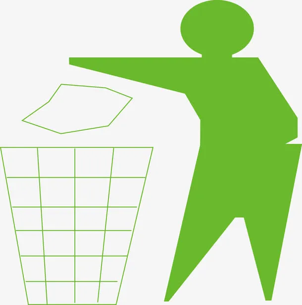 丢垃圾图标素材图免抠