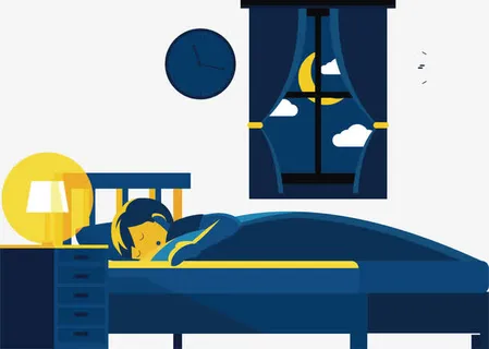 夜晚儿童睡眠手绘卡通卧室睡觉插免抠 夜晚儿童睡眠手绘卡通卧室睡觉插免抠