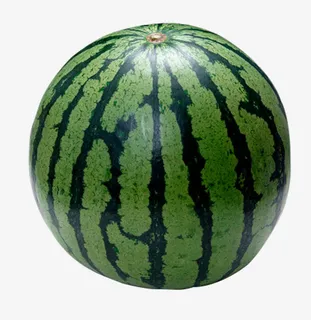 条纹西瓜免抠