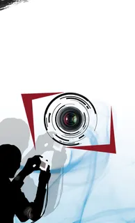 指尖上的手机拍摄海报背景素材高清