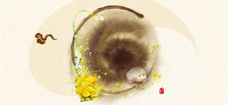 淘宝春季养生中国风海报背景高清