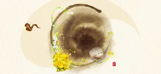 淘宝春季养生中国风海报背景高清