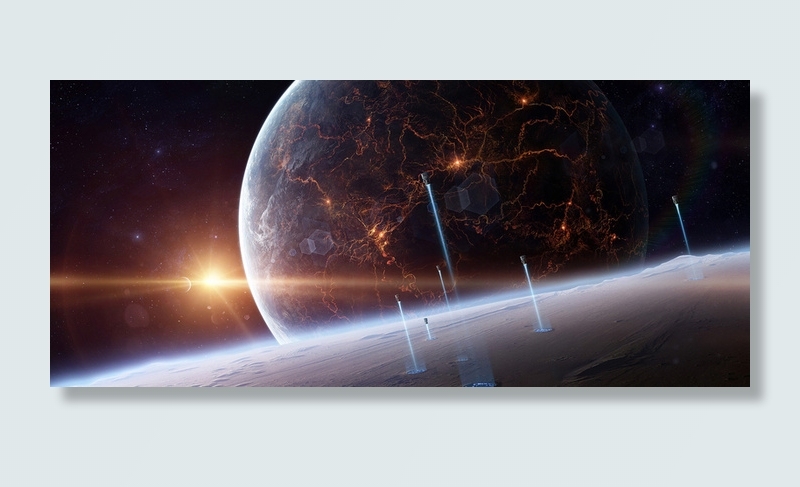 科技星空背景高清