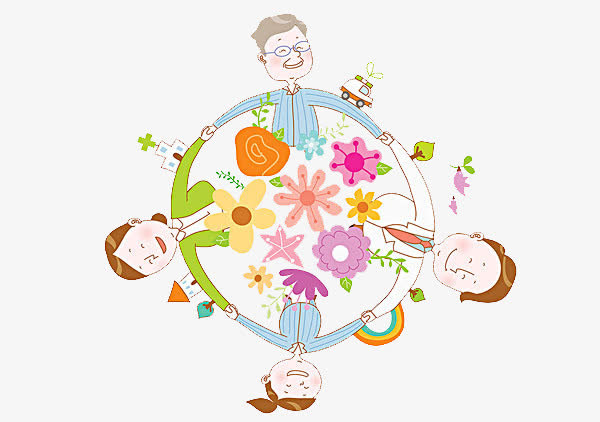 友好相处的病人与医生免抠