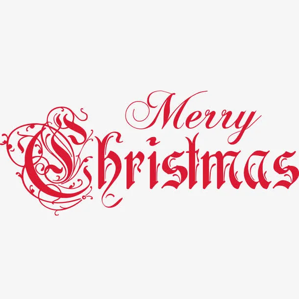 圣诞节海报装饰素材免抠