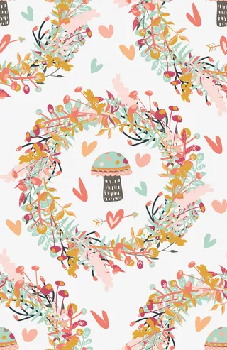 彩色的花卉免抠