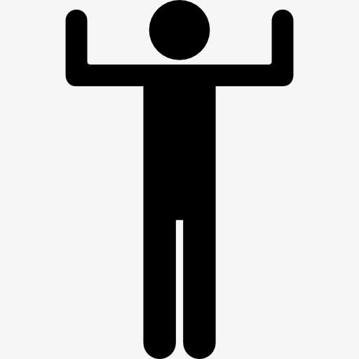 肌肉的轮廓图标免抠