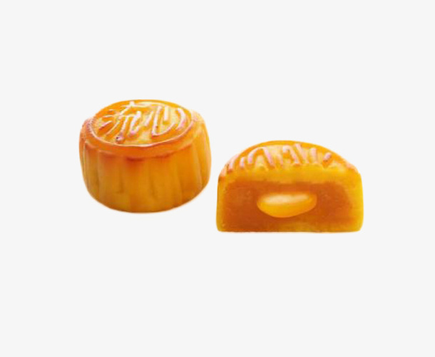 精致美味流心月饼免抠