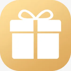 礼品 图标 金色 送礼免抠