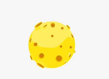 黄色星球免抠手绘/卡通卡通元素