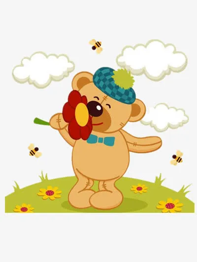 卡通熊免抠