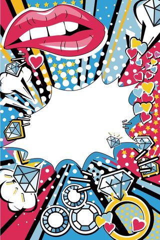 波普风搞事情活动促销高清