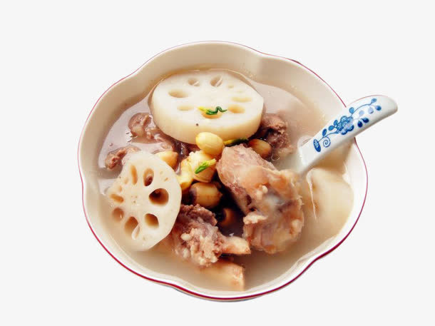 排骨莲藕汤免抠