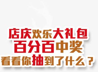店庆，抽奖，淘宝素材，店庆欢乐免抠