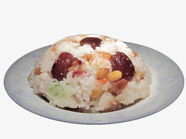 美味小吃八宝饭免抠