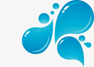 飞溅的动感水花免抠