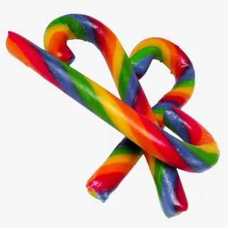 圣诞节糖果拐杖免抠