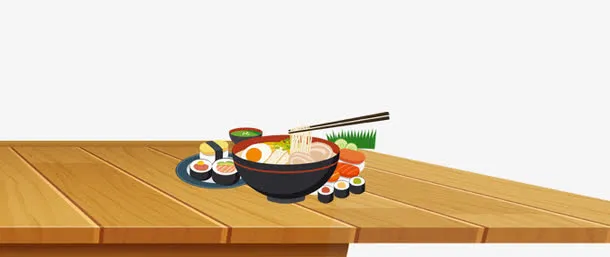 外卖快餐服务元素免抠