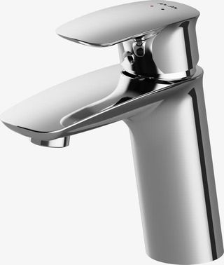 实物面盆不锈钢冷热水龙头免抠免抠