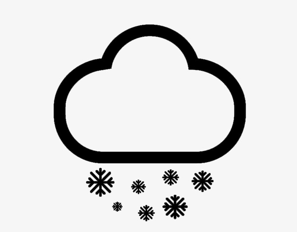 大雪天气示意图免抠
