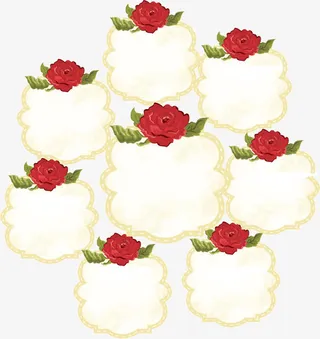 七夕情人节装饰免抠