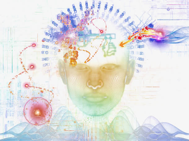 科技光影大脑免抠