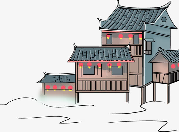 古代建筑免抠