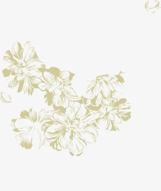 创意合成花卉纹理图案形状免抠