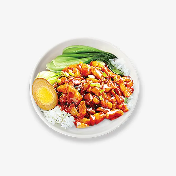 卤肉饭 台式免抠